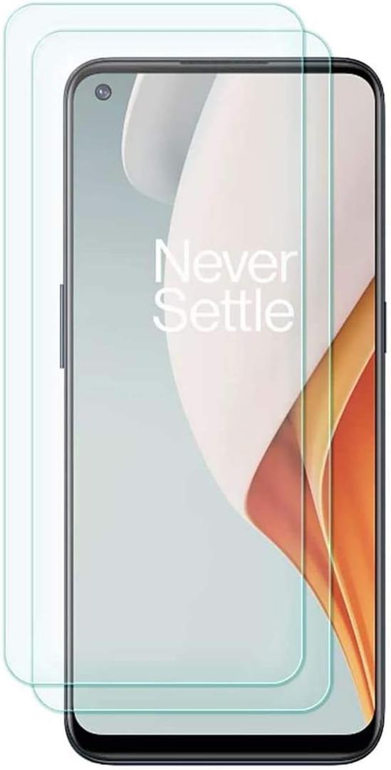 [2 Pack for OnePlus Nord N100 BLP813 BE2013 BE2015 Tempered Glass Screen Flat Protector Frontier Protective Glass Touch Screen Protector