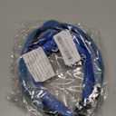 Knotted Headband for Women Non-slip Head Bands Top Knot Headbands Solid Colors Blue Headbands Fashion Hair Accessories for Women Girls, 6pc