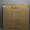 YGP Premium Extra-Wide Pet Gate for Pet & Baby | Pine Wood & Iron, Auto-Close | Drill-Free Pressure Mount, Adjustable 28.74-41" W x 30.3" H | Doorways, Kitchen Use