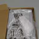 Khtumeware Shelf Bracket 10 Inch, Decorative Brackets for Shelving, Heavy Duty Vintage Ornate Shelf Bracket , Hardware Included, 2 Pack,Antique Brass, 9.84x7x1.73 inch