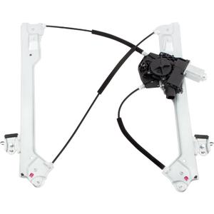 BOXI 751-724 Front Driver Window Regulator and Motor for Cadillac Escalade/for GMC Chevy Silverado 1500 2500 HD 3500HD Suburban Tahoe Silvery 23422490