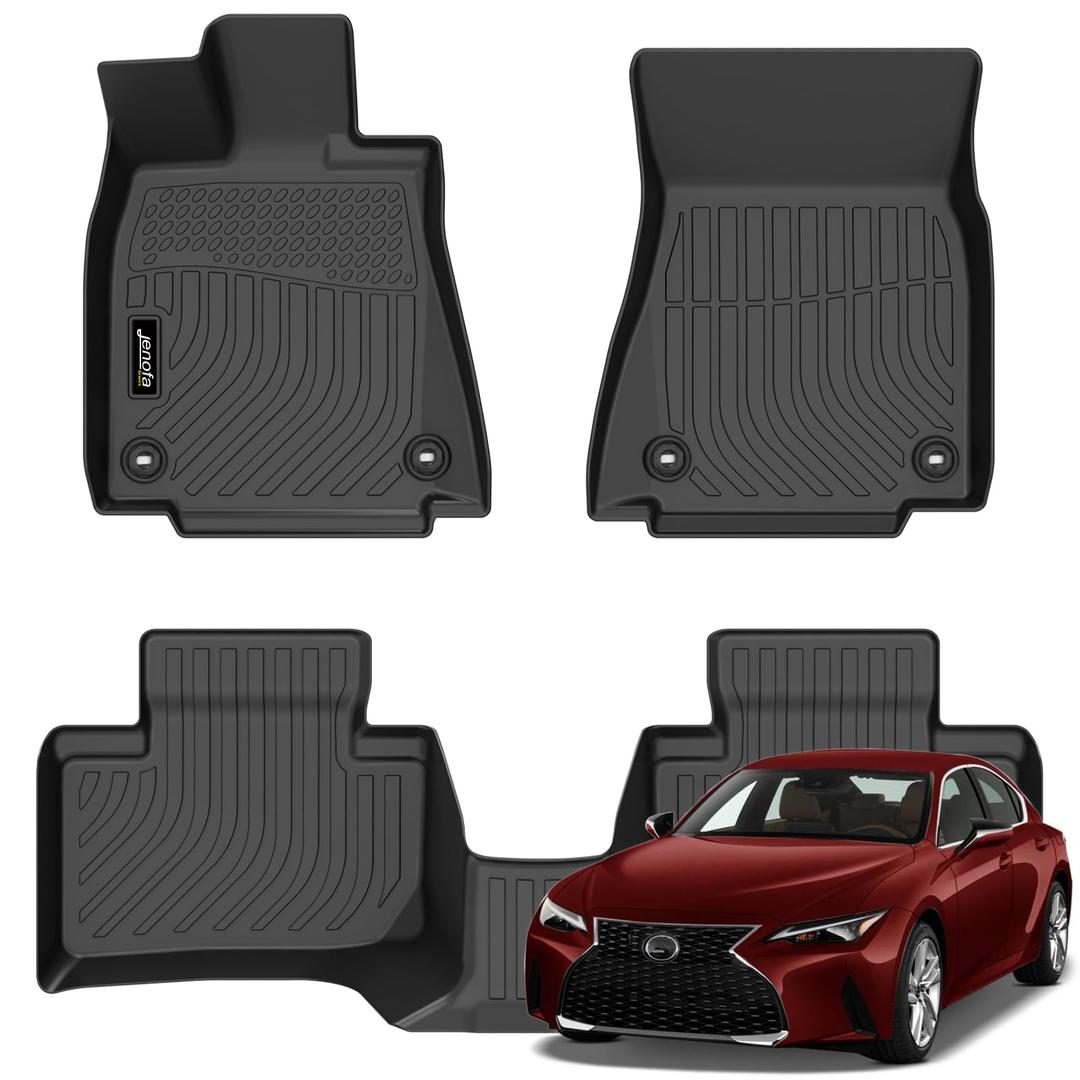 Jenofa-Floor Mats for Lexus is RWD 2014-2026 IS200t/IS250/IS300/IS350 2WD