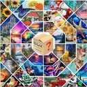 FFPTBNYX 12 Pack Diamond Painting Kits for Adults 5D Full Drill Diamond Art Paint with Round Diamonds DIY Gem Painting Kit for Home Wall Decor Gifts (12" x 16")