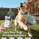 GPS Wireless Dog Fence with 2K Camera & Voice Training & GPS Tracker, Dog Collar with App Waterproof Rechargeable Adjustable for Large Medium Dogs