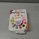 3 Pack Beginners Crochet Yarn, Yarn for Crocheting Knitting Beginners, Easy-to-See Stitches, Chunky Thick Bulky Cotton Soft Yarn for Crocheting (3x50g) (Gradient Blue)