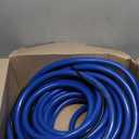 50FT Heated Water Hose for RV,Heated Drinking Water Hose with Thermostat,Lead and BPA Free,1/2" Inner Diameter,Temperatures Down to -40F Self-Regulating,Blue Appearance Auto Accessory