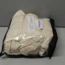 CZL Dining Chair Seat Covers Set of 6 for Dining Room Chairs with Armrest, Upgraded Zipper Dining Chair Slipcover Water Repellent, Washable Jacquard Stretch Dining Table Seat Covers, Beige, Set of 6