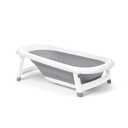 OXO TOT Splash & Store Bathtub | Baby Bathtub | Newborn Baby Essentials | for Keeping Bathtime Secure & Tidy | 0-18 Months | Tub Folds Flat for Compact Storage