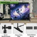 8'x10' Background Stand Backdrop Support System Set- Photo Video Muslin Studio Backdrop Stand with Carry Bag -Adjustable Backdrop Stand for Trade Show, Photography & Video