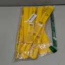 18 PCS Yellow Tissue Paper Pom Poms, Tissue Pom Poms Flowers, Sizes of 6", 10", 12", 14" Hanging Paper Flower Ball for Wedding, Birthday, Halloween, Christmas, Baby Shower Party Decor