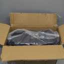 IEEK Plastic Trash Can with Press Top Lid,3.2 Gallon /12 Liter Garbage Can,Black Modern Waste Basket Thin Trash Cans for Bathroom,Kitchen,Living Room,Office and Narrow Spaces