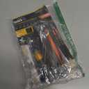Klein Tools 32288 Insulated Screwdriver, 8-in-1 Screwdriver Set with Interchangeable Blades, 3 Phillips, 3 Slotted and 2 Square Tips