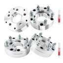 PHILTOP 5x4.75 to 6x5.5 Wheel Adapters,2 inch Lug Wheel Adapters Change Bolts Pattern fit for for S10, Corvette, Sonoma, Camaro, Jimmy, Firebird, Thread Pitch M12x1.5 Centre Bore 74mm - 4pcs
