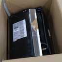 Kenmore 3-Burner Propane BBQ Grill, 30,000 BTUs Gas Grill with Cast Iron Cooking Grates, Folding Side Tables & Wheels, Outdoor Grill with Tool Hooks, Black