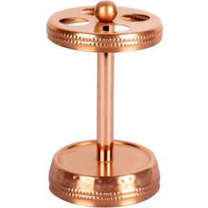 nu Steel Copper Hudson Toothbrush Holders Storage, Bath Collection, Bathroom Vanity Countertops, Hammered Finish (HSC4H)