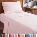 Twin XL Size 3 Piece Sheet Set - Comfy Breathable & Cooling Sheets - Hotel Luxury Bed Sheets for Women & Men - Deep Pockets, Easy-Fit, Soft & Wrinkle Free Sheets - Lavender Pink Oeko-Tex Bed Sheet Set