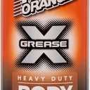 Fast Orange 25716 Grease X Body Wash, Exfoliating & Hydrating Heavy Duty Shower Gel for Men and Women, Mechanic & Industrial Body Soap Removes Grime, Oil, Automotive Odors & More, Citrus Scent 16 Oz.