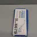 T-Slot Hole Punch Heavy Duty - Handheld Punch for ID Cards, Plastic, Cardstock, Cardboard & PVC - Sharp Visible Blade Edge, Durable Zinc Alloy Construction, Easy Spring Action for Fast, Clean Holes