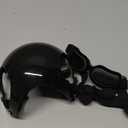 SlowTon Dog Helmet and Goggles - UV Protection Doggy Sunglasses Dog Glasses Pet Motorcycle Helmet Hat with Ear Holes Adjustable Belt Safety Hat for Small Medium Large Dogs Puppy Riding (Black, S) (Small (16.5-27.5 lb))