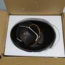 MALACASA 2 Tier Chip and Dip Serving Set with Metal Stand,Ceramic Appetizer Bowls for Party, Multi-Use Food Display for Fruits, Snacks,Black Elegant Tiered Serving Dishes for Party