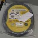 Rubbermaid Steering Wheel Cover  Universal Fit 14.5"15" Steering Wheel Cover, Anti-Slip Grip, Breathable Leather, All-Season Protection, Interior Upgrade for Cars, Trucks, SUVs - Black