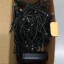 4 Pack 400 LED Solar Christmas Lights Outdoor, Solar String Lights for Outside with 8 Lighting Modes, Waterproof Green Wire Solar Powered Tree Light for Xmas Party Yard Garden Decorations (Multicolor)