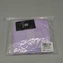 SUUKSESS Women Sexy Mesh Sheer Crop Tank Tops Sleeveless Ruched Going Out Tops (Medium, Purple)