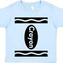 Baby Blue Crayon T-Shirt. Size Girls XS