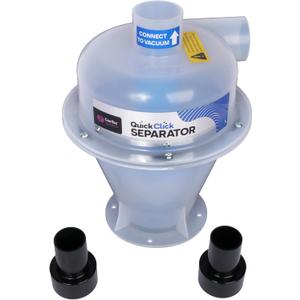 Quick Click Dust Collection Woodworking Cyclonic Separator for Wet/Dry Vacuums with 2 Shop Vacuum Adapters