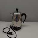 Farberware Electric Coffee Percolator, Stainless Steel Basket, Automatic Keep Warm, No-Drip Spout, 8 Cup