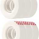 Amazon Basics Matte Finish Tape, 6 Pack, 2.1 x 0.75 inch, Translucent