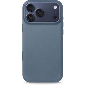 LONLI Edition | Italian Leather - for iPhone 17 Pro - Premium Italian Full Grain Leather Phone Case - [Develop Unique Patina] - [Built-in Camera Control and Compatible with Magsafe] - Azure Blue