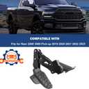 Rear Bed Step Compatible with Dodge Ram 2500 3500# 2019 2020 2021 2022 2023 2024 Retractable Bumper Tailgate Step 82215842AH 82215842AD 82215842AE 82215842AC