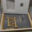 NIUM Stone Drying Mat for Kitchen Counter & Bamboo Rack - 16x12 - Diatomaceous Earth Dish drying mat Ultra Absorbent & Fast Drying - EcoFriendly with Non-Slip Pads & Anti-Moisture Design