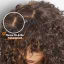GORGIUS Veralux Blend Shaggy Haircuts Natural Highlight Curly Wigs with Bangs Crafted with Style-Archive Technology: Premium Fiber & Remy Human Hair Blended, Realistic Look with True Scalp