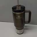 STANLEY Quencher H2.0 Tumbler with Handle and Straw 40 oz | Flowstate 3-Position Lid | Cup Holder Compatible for Travel | Insulated Stainless Steel Cup | BPA-Free | Fluted Gunmetal Shine