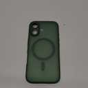 TOCOL for Phone 17 Case, Full Camera Protection, Built-in Magnetic Ring, Compatible with Magsafe Charger, Drop Protection, Translucent Matte Phone Case for Phone 17 6.3 inch (Alpine Green)