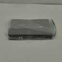 Amazon Basics Under Bed Fabric Zipper Blanket Storage Container Bags with Window and Handles, 2-Pack, 18 x 42 x 6 inches, Gray