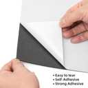 MEARCOOH Self Adhesive Foam Sheets, Black 9x12 Inch 2mm Sticky Eva Foam Paper for Crafts Cardmaking Photo Frames Classroom Scrapbooking Christmas Crafts (Black 10 Sheets)