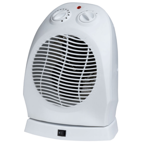 Pro Fusion Heat FH-101A 750/1500 Watt White Oscillating Fan & Heater