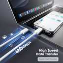 USB C Cable, 5 Pack(3ft/3ft/3ft/6ft/6ft)60W Fast Charging Cord Type C, USBC to USBC Cable Compatible with iPhone 17/17 Pro Max/17 Pro/17 Air/16/16 Pro/16 Plus/16 Pro Max/15/15 Pro/15 Pro Max (White)