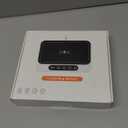 Misby Coffee Mug Warmer, 50W Large Heating Panel Mug Warmer with 6-Temp Settings, 8H Auto Shut-Off, 12H Timer, Ultra-Thin Design, Coffee Warmer for Desk, Ideal for Home, Office, and Travel (Black)