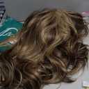 Brown mix Blonde Synthetic Lace Front Wig 13x4 Pre Plucked Highlight Body Wave Lace Front Wigs for Women Heat Resistant Hair 22 Inch Daily Use