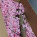 7.9ft Tall Big Cherry Blossom Tree, Handmade Japanese Pink Artificial Cherry Blossom Trees with Led Light for Indoor Outdoors Home Living Room, Wedding Decor