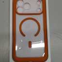 Miracase for iPhone 17 Pro Max Case 6.9" Full-Body Phone Case with Built-in Glass Screen Protector& Full Camera Protector,[Magnetic with MagSafe] Drop Proof 17 ProMax Cover, Orange