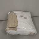 Camel Pinch Pleated Linen Blackout Curtains 84 Inches Long for Living Room 2 Panel Set 100% Black Out Pinch Pleat Hooks Rings Back Tab Drapes 84 Inch Curtain with Liner Bedroom Window