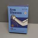 BHYTAKI UV Sun Protection Arm Sleeves, UPF 50 Sports Cooling Arm Compression Sleeves for Men Women Teenager (1 Black+1 Dark Gray+1 Light Gray+1 Fluorescenct Green)