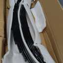 Trailer Leaf Spring 5 Leaf Double Eye 3000 lbs Cap for 6000 lbs Axle Suspension Length 25-1/4" fits for SW5 - Set 2