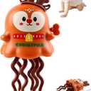 Christmas Wind-Up Dancing Toy for Kids, Funny Crawling & Twist Action, Interactive Toy No Batteries Required, for Children, Holiday Party Favor & Home Decoration