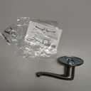 Schlage F170 ACC 619 RH Right Handed Accent Door Lever, One Sided Non-Turning Dummy Door Handle, Satin Nickel